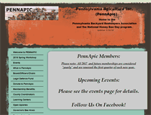 Tablet Screenshot of pennapic.org